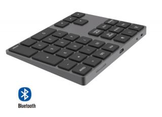 Bluetooth hliníková bezdrôtová numerická klávesnica