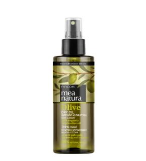 MEA NATURA - Olivový suchý olej na vlasy a telo, 160 ml