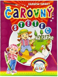 Čarovný štetec vyfarbovanie na farme