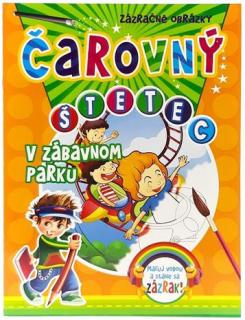 Čarovný štetec vyfarbovanie v zábavnom parku