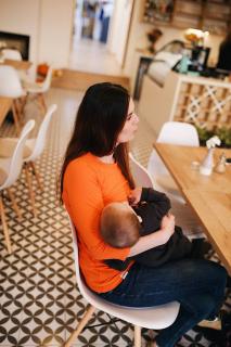 Tričko na dojčenie Basic Orange