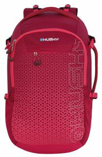 Batoh CAMPUS 30 l HUSKY magenta (Turistický batoh Campus s objemom 30 litrov)