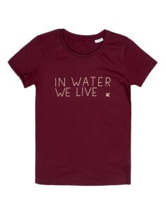 Dámske tričko In water we live HIKO  (Tričko s dizajnom In water we live)