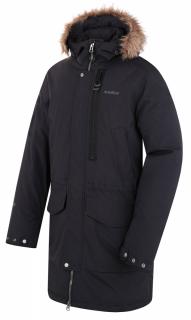 Pánsky zimný kabát NELIDAS M NEW čierny (Pánsky zimný kabát HUSKY Nelidas M)