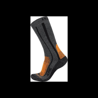 Ponožky ALPINE HUSKY čierno-oranžová (Ponožky ALPINE čierno-oranžová)