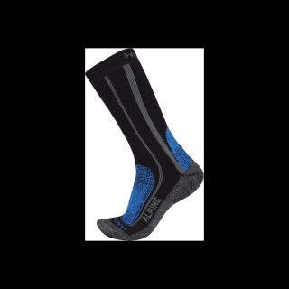 Ponožky ALPINE HUSKY šedo-modrá (Ponožky ALPINE šedo-modrá)