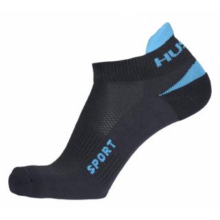 Ponožky SPORT HUSKY antracit-tyrkys (Ponožky SPORT antracit-tyrkys)