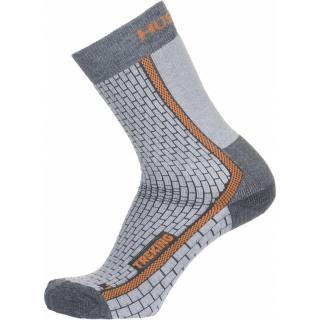 Ponožky TREKING  HUSKY šedo-oranžová (Ponožky TREKING )