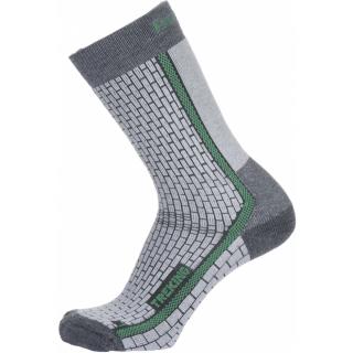 Ponožky TREKING  HUSKY šedo-zelená (Ponožky TREKING )