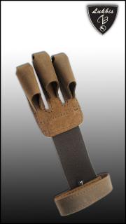 Rukavica kožená s vloženým elastickým pásom HERBIS (Ochranná rukavica pre strelca z hoväzdej kože)