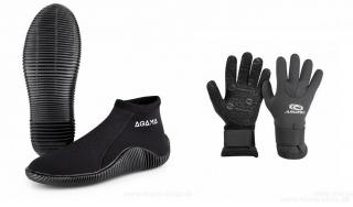 Topánky AGAMA ROCK + rukavice AROPEC 3 mm HIKO (Set pre ľadové medvede - otužilcov)