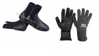 Topánky RAFTER + rukavice AROPEC 5 mm HIKO (Set pre ľadové medvede - otužilcov)