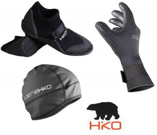 Topánky SNEAKER + rukavice SLIM 2.5 + čiapka LARS HIKO (Set pre ľadové medvede - otužilcov)