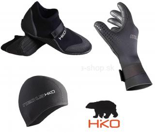 Topánky SNEAKER + rukavice SLIM 2.5 + čiapka NEO 1.5 HIKO (Set pre ľadové medvede - otužilcov)