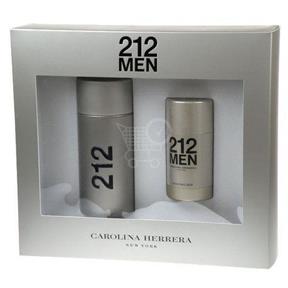 Carolina Herrera 212 MEN Darčeková sada I. 100ml  (Set obsahuje 100ml edt + 75ml tuhý deostick)