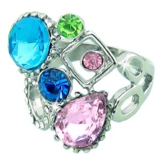 Kamienkový prsteň color crystals I. ny4285 chirurgická oceľ veľ.56 (Kamienkový prsteň color crystals I. ny4285 chirurgická oceľ veľ.56 veľ.56)