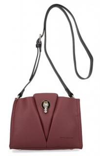 David Jones 5853-1 Dámska crossbody kabelka Bordová matná