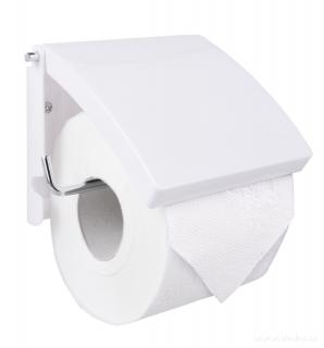 Držiak toaletného papiera, biely