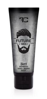 FUTURE MEN® ORIGINAL šampón pre mužov 3v1 na vlasy, telo a fúzy 250 ml