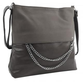 Dámska crossbody kabelka s retiazkou NH8146 šedá