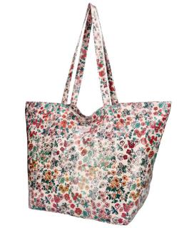 Sweet &amp;amp; Candy Veľká plážová taška s potlačou kvetín W857-9 M1