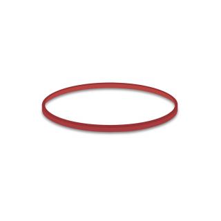 Gumičky červené slabé (1 mm, Ø 8 cm) [1 kg]