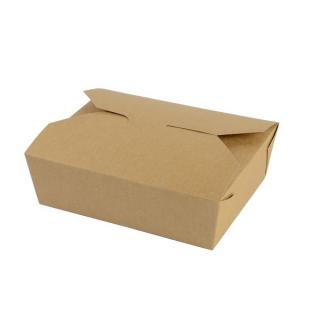 Kraft box na jedlo č. 5 1050 ml (15,2 x 12,1 x 5 cm) / 25ks