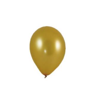 Nafukovacie balóniky zlaté  M  [10 ks]