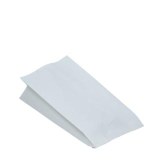 Papierové vrecká nepremastiteľné biele 13+8 x 28 cm [100 ks]