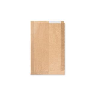 Papierové vrecká s okienkom - chlieb (22+5 x 34 cm, ok.14 cm) [1000 ks]