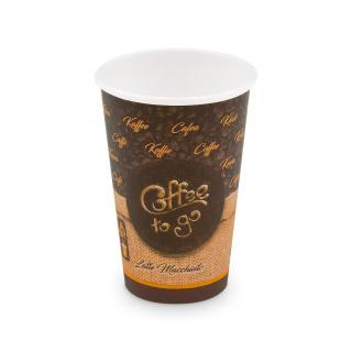 Papierový pohár  Coffee to go  330 ml, L (Ø 80 mm) [50 ks]
