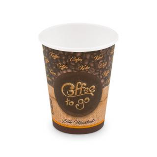 Papierový pohár  Coffee to go  420 ml, L (Ø 90 mm) [50 ks]