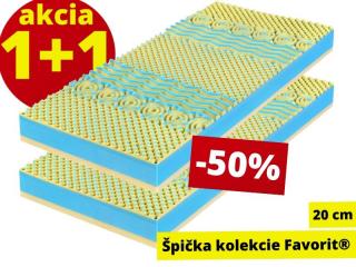 Favorit GT 195x80cm 1+1 (AKCIA 1+1 | pre nákup 2 ks vložte do košíka 1 zostavu | Dnes doprava zadarmo)