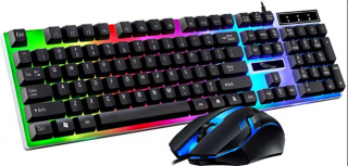 Podsvietený herný set - klávesnica a myš Computer Games