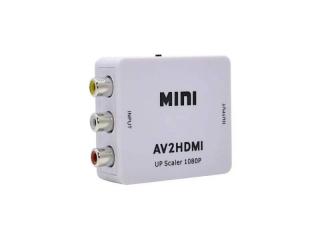 Prevodník MINI AV2HDMI, 1080p konvertor 3x RCA Cinch na HDMI