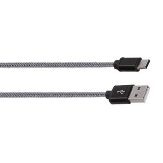Solight USB-C kábel, USB 2.0 A konektor - USB-C 3.1 konektor, blister, 1m SSC1601
