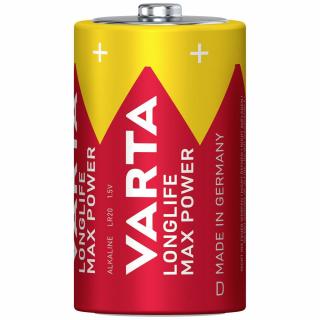 VARTA alkalická batéria Longlife Max Power D 2 ks