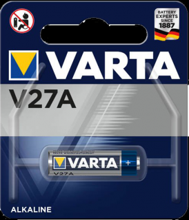 Varta V27A, alkalická batéria, 12V