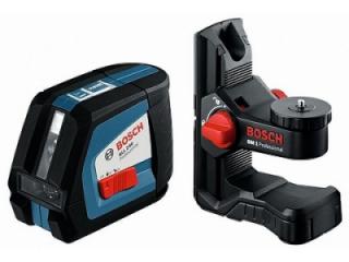 Krížový laser Bosch GLL 2-50 + univerzálny držiak BM 1 Professional