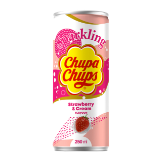 Chupa Chups Strawberry & Cream Soda 250ml