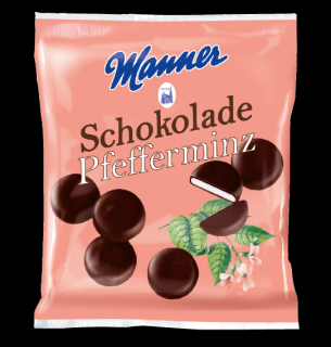 Manner Pfefferminz Schokolade 150g