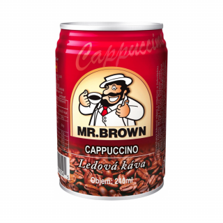 Mr. Brown Ledová káva Cappuccino 240 ml