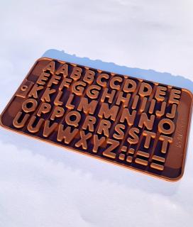 Forma na čokoládu – abeceda