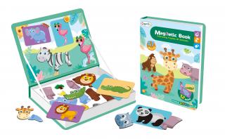 Magnetky pre deti - magnetická kniha Safari