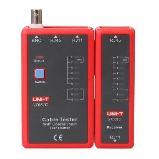 UNI-T UT681C (RJ45, RJ11, BNC) - Tester káblov