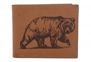 Pánska peňaženka MERCUCIO natural vzor 20 medveď 2911911