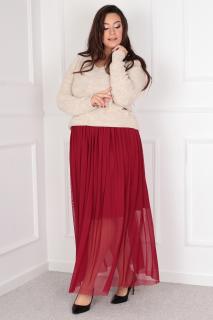 Dámska sukňa Verona burgundy Veľkosť: UNI