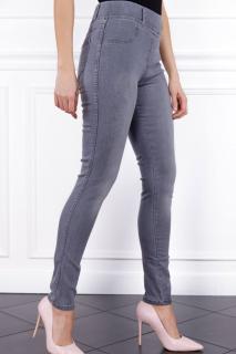 Dámske džínsové nohavice Celine sivá Veľkosť: 3XL