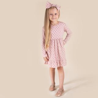 Dievčenské šaty OLI Veľkosť: 104, Farba: Ružová