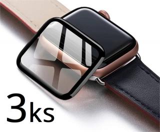 3ks 3D ochranné sklo na Apple Watch 38mm